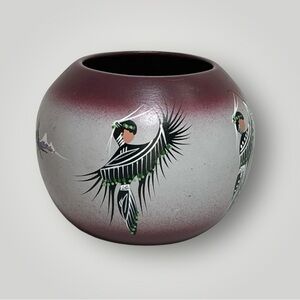 Handmade Ceramic Navajo Pottery Cedar Mesa Signed